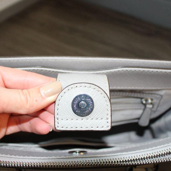 Michael Kors Kellen Saffiano Leather Satchel - Picture 13 of 13